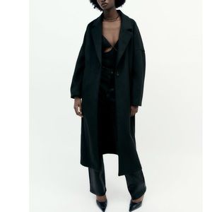 ZARA Extra Long Wool Coat